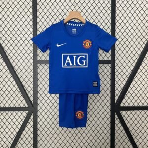 2008-2009 Manchester United Third Retro Kids Jersey