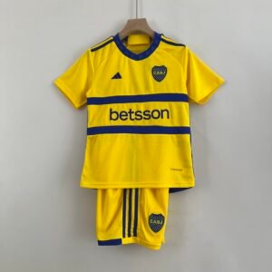 2023-2024 kids Boca Juniors Away Kids Jersey
