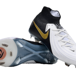 Phantom Luna II “Mad Ready” Elite FG Cleats - White/Black/Metallic Gold