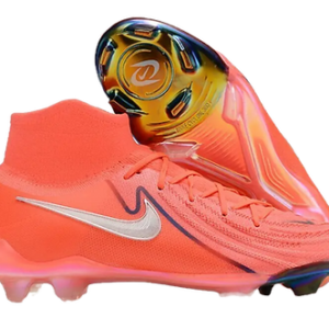 Phantom Luna Elite FG Firm Ground Soccer Cleats - Red/Black/Gold