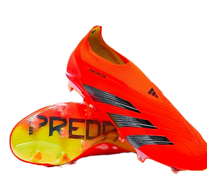 Predator Elite Laceless FG Predstrike - Solar Red/Black/Solar Yellow