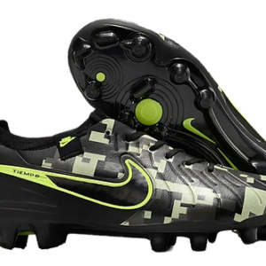 Tiempo Legend 10 Elite FG Firm Ground Soccer Cleats - Black/Yellow/Camo