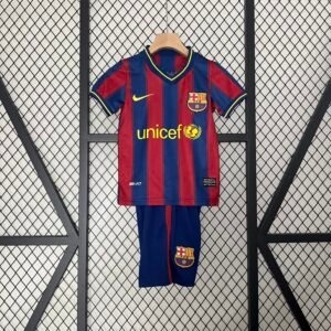 2009-2010 Barcelona Home kids Jersey