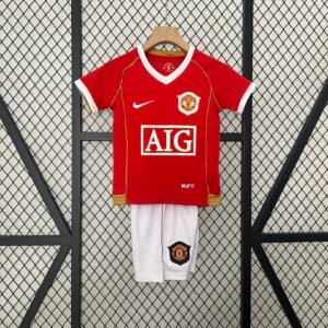2006-2007 Manchester United Home Retro Kids Jersey
