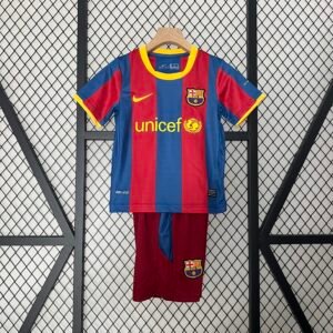 2010-2011 Barcelona Home kids Jersey