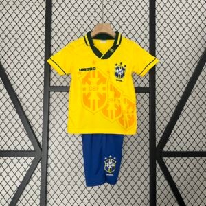 1993-1994 Brazil Home kids Jersey