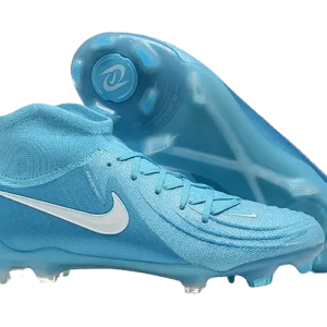 Phantom Luna Elite NU FG Firm Ground Soccer Cleats - Light Blue/White