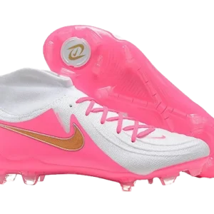 Phantom Luna Elite NU FG Firm Ground Soccer Cleats - White/Pink/Gold