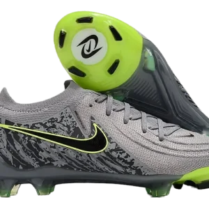 Phantom Luna Elite NU FG Firm Ground Soccer Cleats - Grey/Black/Yellow