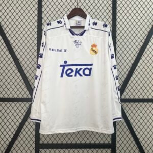 1994-1996 REAL MADRID HOME LONG SLEEVE RETRO JERSEY