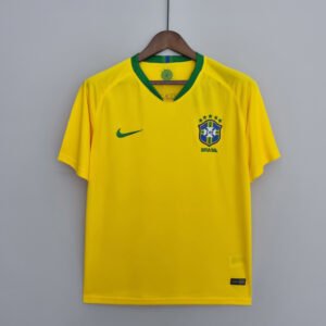 2018 Brazil Home Retro Jersey