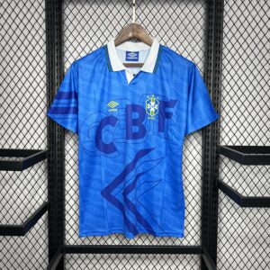 1991-1993 Brazil Away Retro Jersey