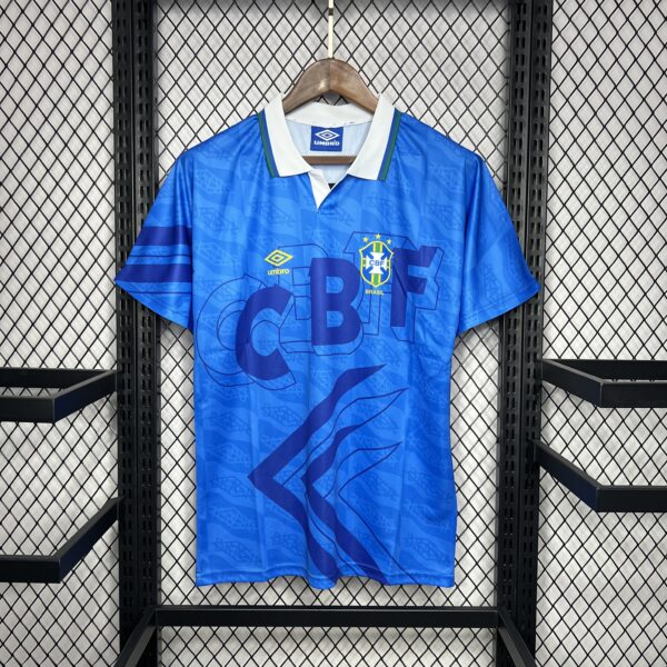1991-1993 Brazil Away Retro Jersey