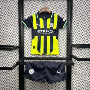 2024-2025 Manchester City Kids Away Jersey BLANK, SIZE LARGE