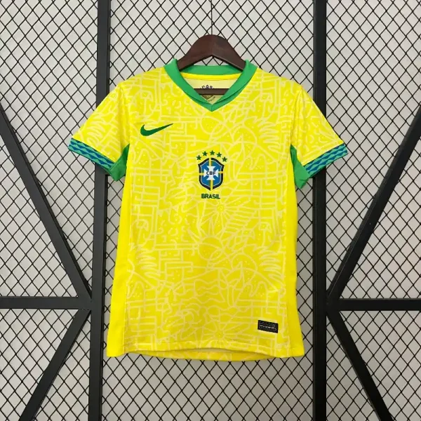 2024-Women-Brazil-Soccer-Jersey-Home-2