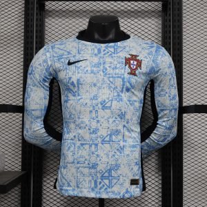 2024 Portugal Away Euro 2024 Long Sleeve Player Version