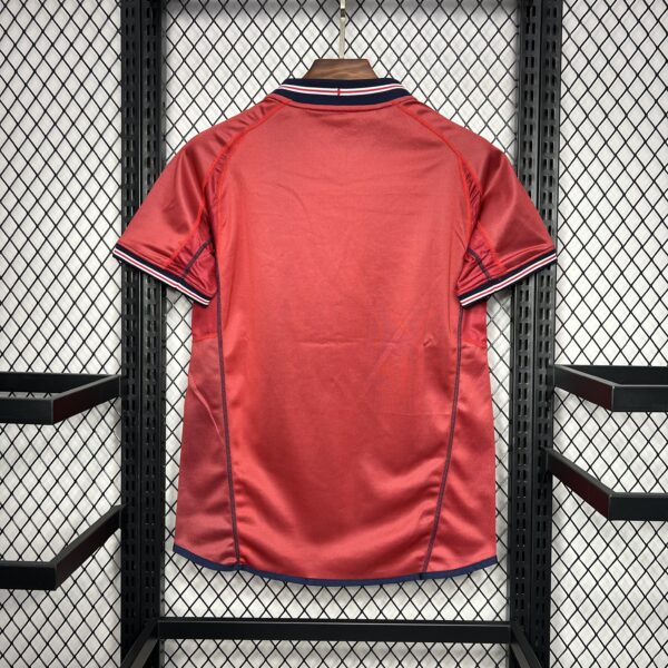 2002 England Retro Away Soccer Jersey - Image 2
