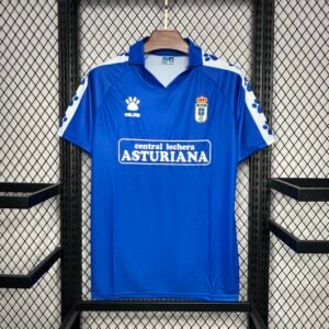 1990-1991 Real Oviedo Retro Home Soccer Jersey