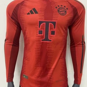 2024-2025 Bayern Munich Home Long Sleeve Player Version
