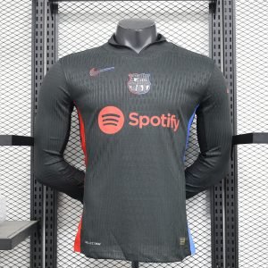 2024-2025 Barcelona Away Long Sleeve Player Version