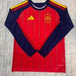 2026-2027 Spain Long Sleeve World Cup Home Stadium Version
