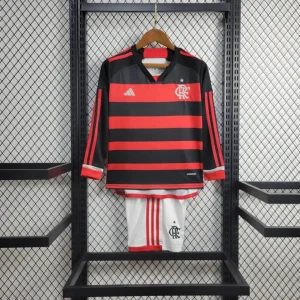 2024-2025 Flamengo Home Long Sleeve Kids Jersey