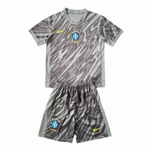 2024-2025 Brazil Goalkeeper Kids Jersey
