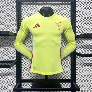 2024 Spain Euro Away Long Sleeve Player Version