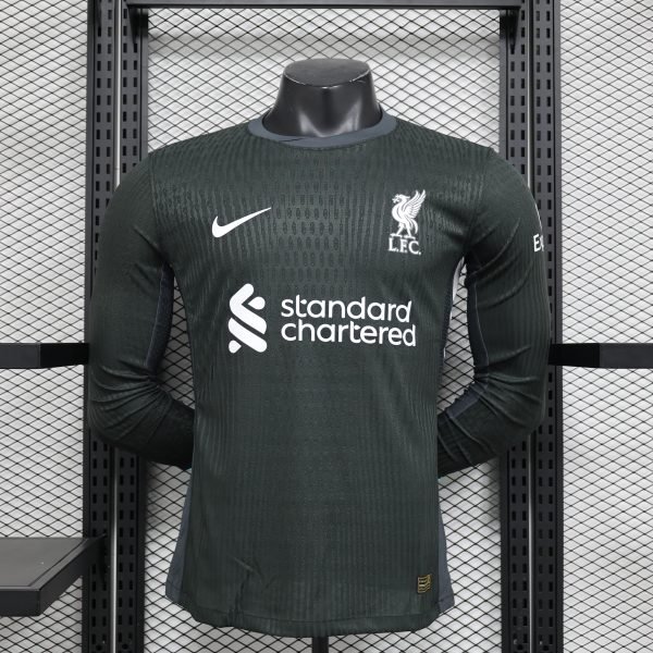 2024-2025 Liverpool Long Sleeve Away Player Version
