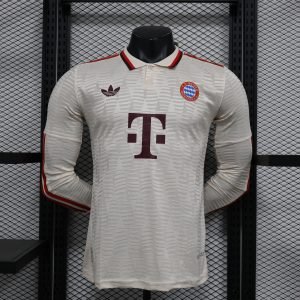 2024-2025 Bayern Munich Away Long Sleeve Player Version