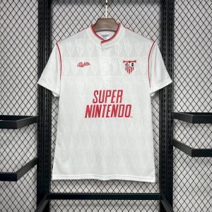 1991-1992 Sevilla Home Retro Jersey
