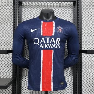 2024-2025 PSG Long Sleeve Home Player Version