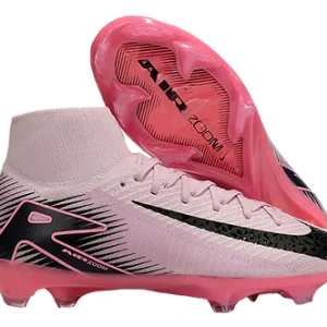Air Zoom Mercurial Superfly 10 Elite FG Firm Ground Soccer Cleats - Pink/Black