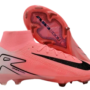 Air Zoom Mercurial Superfly 10 FG Firm Ground Soccer Cleats - Pink/White/Bl