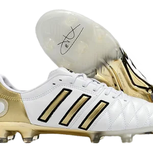 AdiPure 11Pro X PD25 Trx FG Firm Ground Soccer Cleats - White/Gold/Black