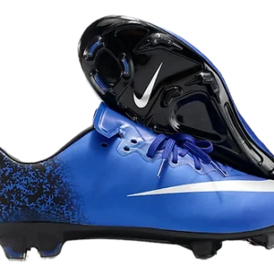 Mercurial Vapor 10 FG Firm Ground Soccer Cleats - Blue/White/Black