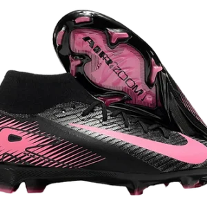Air Zoom Mercurial Superfly 10 Elite FG Firm Ground Soccer Cleats - Black/Pink