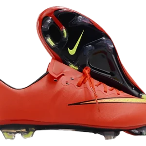Mercurial Vapor 10 FG Firm Ground Soccer Cleats - Red/Yellow/Black