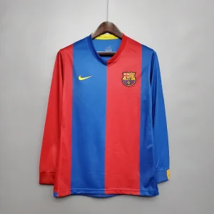 2006-2007 Barcelona Retro Home Long Sleeve Jersey
