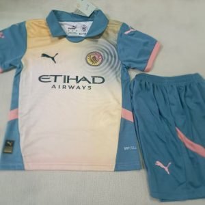 2024-2025 Manchester City Fourth Kids Jersey