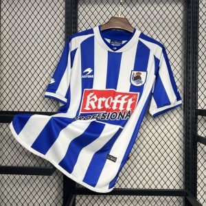 2002-2003 Real Sociedad Home Retro Jersey