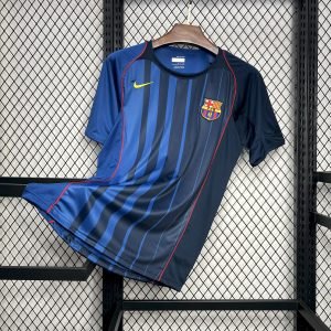 2004-2005 BARCELONA AWAY RETRO JERSEY
