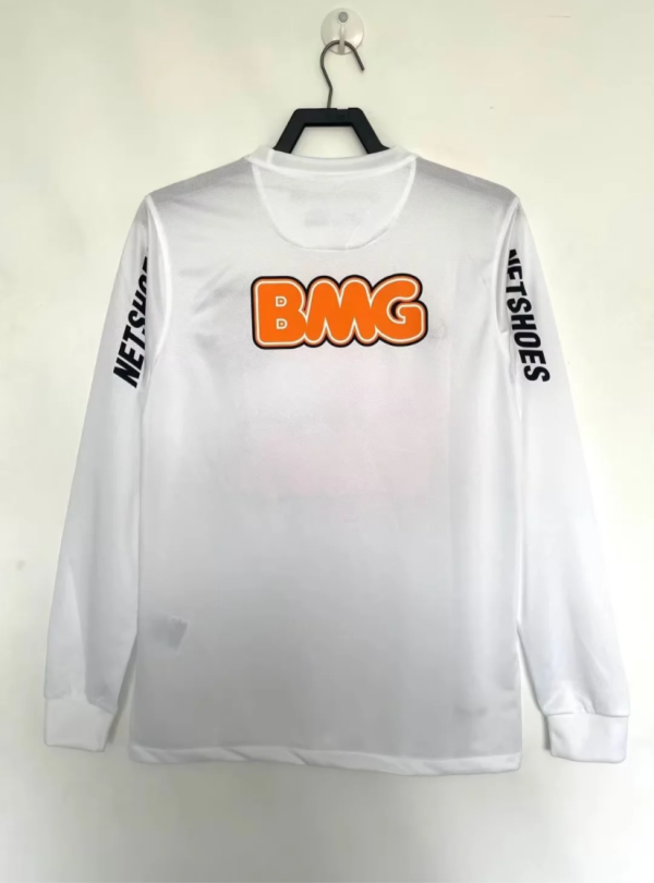 2012-2013 Santos Home Retro Long Sleeve Jersey - Image 2
