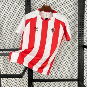 1980-1981 Sporting de Gijon Home Retro Jersey