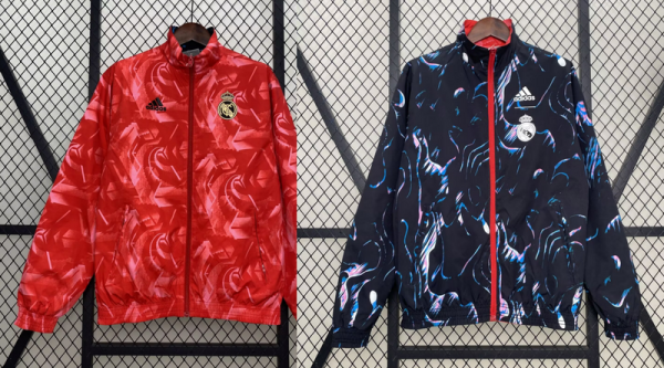 2024-2025 Real Madrid Reversible Windbreaker