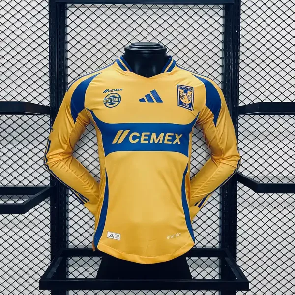 24-25-Tigres-Home-Long-Sleeve-Soccer-Jerseys-Yupoo-yupoo1