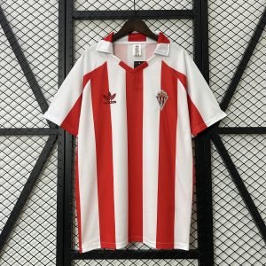 1986-1987 Sporting de Gijon Home Retro Jersey