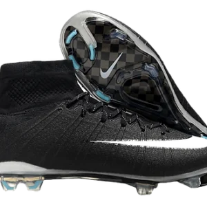 Mercurial Superfly 4 CR7 FG Firm Ground Soccer Cleats - Black/White/Blue