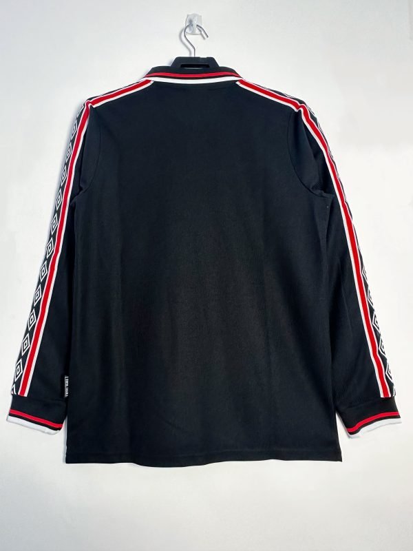 1998 Manchester United Long Sleeve Away Retro Jersey - Image 2