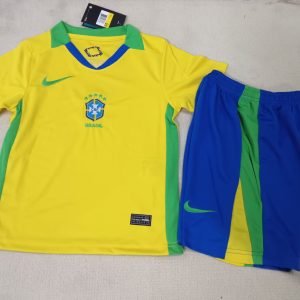 2025-2026 Brazil Home Kids Jersey